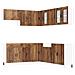 Set Mobili da Cucina 11 pz Porto Legno Antico in Truciolato - Foto miniatura 1