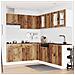 Set Mobili da Cucina 11 pz Porto Legno Antico in Truciolato - Foto miniatura 3