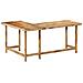 Scrivania 165x110x75 cm in Legno Massello di Mango - Foto miniatura 5