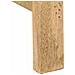 Scrivania 165x110x75 cm in Legno Massello di Mango - Foto miniatura 7