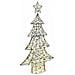 Albero di Natale con 160 LED Bianco caldo 150 cm Rattan - Foto miniatura 1