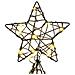 Albero di Natale con 160 LED Bianco caldo 150 cm Rattan - Foto miniatura 5