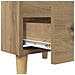 Armadietto per letto Rovere artigianale 40 x 35 x 50 cm - Foto miniatura 9