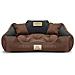 75x65 cm KINGDOG Cuccia per cani impermeabile personalizzabile Marrone - Foto miniatura 3