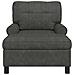 Chaise Lounge con cuscino Nero 91 x 157 x 91 cm Pelle Sintetica - Foto miniatura 4