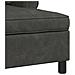 Chaise Lounge con cuscino Nero 91 x 157 x 91 cm Pelle Sintetica - Foto miniatura 7