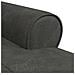 Chaise Lounge con cuscino Nero 91 x 157 x 91 cm Pelle Sintetica - Foto miniatura 8