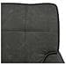 Chaise Lounge con cuscino Nero 91 x 157 x 91 cm Pelle Sintetica - Foto miniatura 9