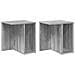 Tavolino 2 pcs Grigio Sonoma 37 x 32 x 40 cm Legno multistrato - Foto miniatura 1