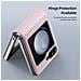 Cover per Galaxy Z Flip7 FE 5G - PC+Pelle /PU, Rosa - Foto miniatura 2