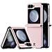 Cover per Galaxy Z Flip7 FE 5G - PC+Pelle /PU, Rosa - Foto miniatura 1