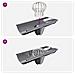 Protezione Foglie per Grondaia 2 pcs Argento 110 mm - Foto miniatura 9