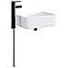 Lavabo da bagno Nero Opaco 40,5 x 30,5 x 13 cm Metallo - Foto miniatura 5