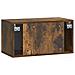 Mobile Porta TV da Muro Rovere Fumo 59,5 x 31 x 30 cm - Foto miniatura 6