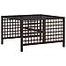 Set divano angolare da giardino a 3 pz con Cuscini in Polyrattan Marrone - Foto miniatura 8