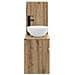 Set di mobili per il bagno 2 pz Rovere Artigianale - Foto miniatura 6