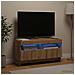 Mobile TV LED Rovere Artigianale Legno ingegnerizzato - Foto miniatura 4