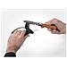 Affilatore Manuale Coltelli Forbici Affila Carburo Tungsteno Pietra Ceramica Luc - Foto miniatura 4
