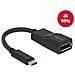 62748 USB Type-C Displayport Nero cavo di interfaccia e adattatore - Foto miniatura 1