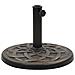 Base Per Parasole Rotonda In Poliresina 19 Kg Bronzo - Foto miniatura 1