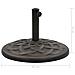 Base Per Parasole Rotonda In Poliresina 19 Kg Bronzo - Foto miniatura 6