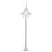 Lampione Da Giardino E27 120 Cm Alluminio Bianco - Foto miniatura 2