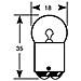 Lampadina A 2 Poli Ba15d Lampadina 24v. - Foto miniatura 2