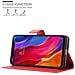 Custodia Compatibile Con Xiaomi Mi 8 In Rosso Carminio - Coperchio Protettiva Con Chiusura Magnetica, Funzione Stand E Tasca Per Le Carte - Foto miniatura 5