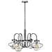 Lampadario Multi Braccio Finitura Cromata, E27 - Foto miniatura 1