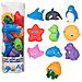 Bambini Acqua Del Bagno Squirties Animali Bathtime Squirter Rubber Fun Set In Vasca Childs - Foto miniatura 1