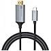 Cavo Adattatore Hdmi /type-c Full Hd, 4k, 1.8m Grey - Foto miniatura 1