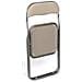 Set Di Due Sedie Pieghevoli, Colore Beige, Misure 43 X 47 X 78 Cm - Foto miniatura 4