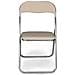Set Di Due Sedie Pieghevoli, Colore Beige, Misure 43 X 47 X 78 Cm - Foto miniatura 5