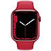 Watch Series 7 45mm Impermeabile 5ATM GPS + Cellular 32GB WiFi / Bluetooth con Cinturino Sport Rosso - Foto miniatura 2