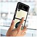 Cover Samsung Galaxy Z Flip 3 Bimateriale Anello Supporto Metallico Nera - Foto miniatura 3