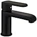 Miscelatore Rubinetto Puma Per Lavabo In Ottone Colore Nero Opaco Con Piletta - Foto miniatura 2