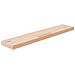 Ripiano 100x20x4 Cm Legno Massello Di Rovere Non Trattato - Foto miniatura 1