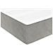 Materasso A Molle Grigio Chiaro 100x200x20 Cm In Velluto - Foto miniatura 6