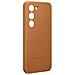 Cover Galaxy S23 Vera Pelle Originale Leather Cover Camel - Foto miniatura 2