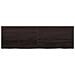 Ripiano Marrone Scuro 200x60x (2-6) cm Massello Rovere Trattato - Foto miniatura 9