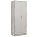 Armadio Multiuso Charleston, Mobile Portascope A 2 Ante, Scarpiera Con Ripiani, Guardaroba Portascope, Cm73x37h180 Cm, Bianco - Foto miniatura 2