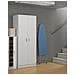 Armadio Multiuso Charleston, Mobile Portascope A 2 Ante, Scarpiera Con Ripiani, Guardaroba Portascope, Cm73x37h180 Cm, Bianco - Foto miniatura 4