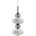 Lampadario A Sospensione Contemporaneo Lumiere Metallo Nero Led 34w 3000k Ip20 - Foto miniatura 1