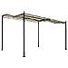 Gazebo Veranda Addossata Da Parete In Acciaio Patio Nero 300x250 Cm - Foto miniatura 5