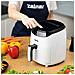 ZAF3551W friggitrice Singolo 3,5 L Indipendente 1200 W Friggitrice a basso contenuto di grassi Nero, Bianco - Foto miniatura 2