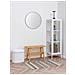 Pouf Medford - Bianco - Poliestere - 42,5x36,5x37,5 Cm - Foto miniatura 6