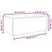 Tavolino Da Salotto Con Luci Led Rovere Artigianale 90x50x40 Cm - Foto miniatura 3