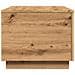 Tavolino Da Salotto Con Luci Led Rovere Artigianale 90x50x40 Cm - Foto miniatura 6