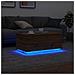 Tavolino Da Salotto Con Luci Led Rovere Artigianale 90x50x40 Cm - Foto miniatura 7