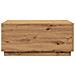 Tavolino Da Salotto Con Luci Led Rovere Artigianale 90x50x40 Cm - Foto miniatura 8